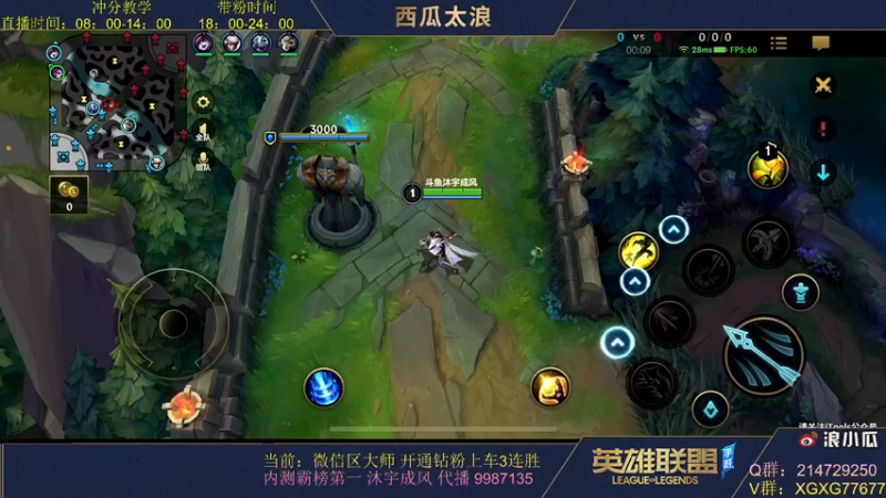 【2021-11-30 14点场】西瓜太浪xx：最强AD教学，内测榜一