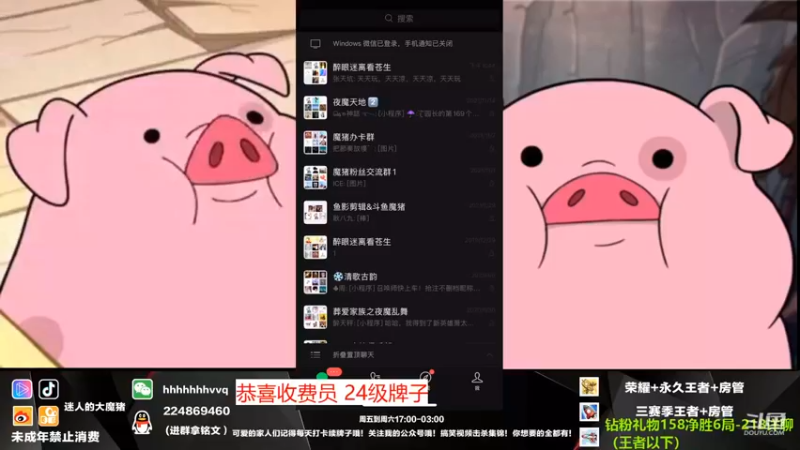 【2021-11-30 19点场】迷人的大魔猪：魔猪：金牌讲师 讲解各类打法 wx有位