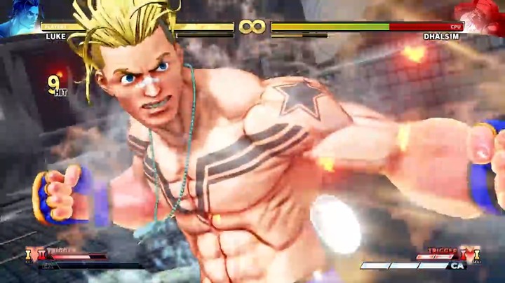 Desk大神示范街霸5新角色Luke双弹墙天秀连招！