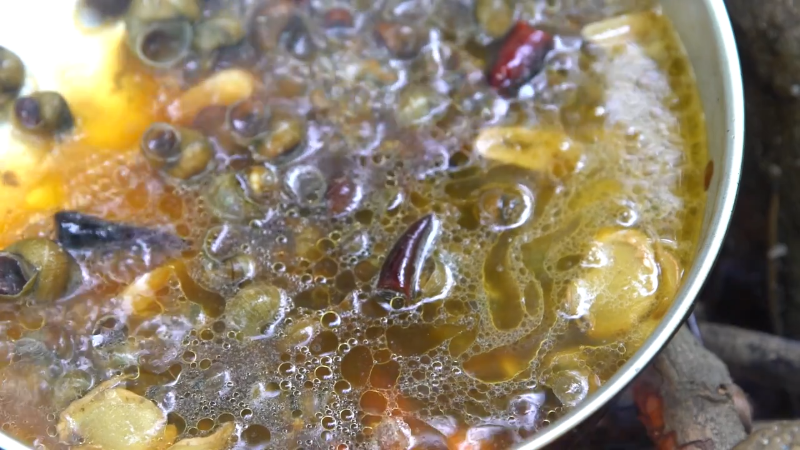 我在斗鱼看野食小哥直播美食