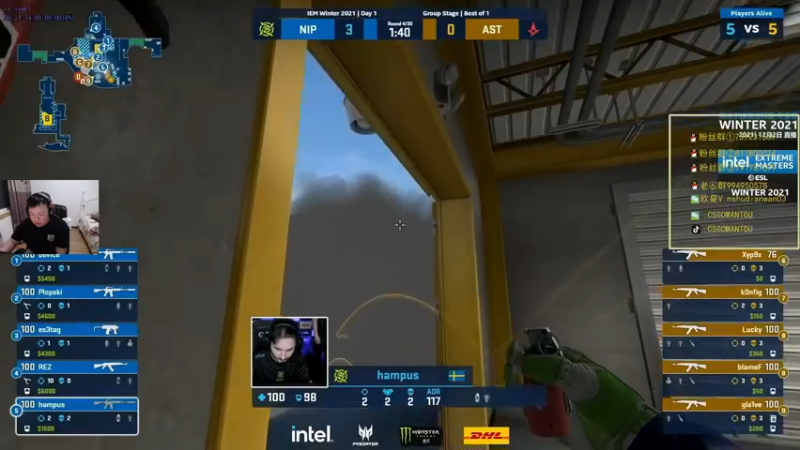 【2021-12-02 19点场】CSGO馒头：晚上8点10分天禄打G2天禄加油！