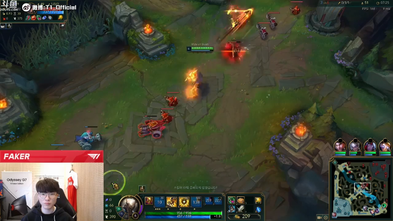 【英雄联盟】T1直播faker的精彩时刻 20211203 14点场