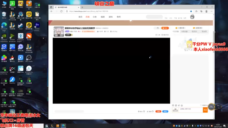 【2021-11-26 22点场】冰皇小飞DD：新版本冰女学会必上钻钻石段教学