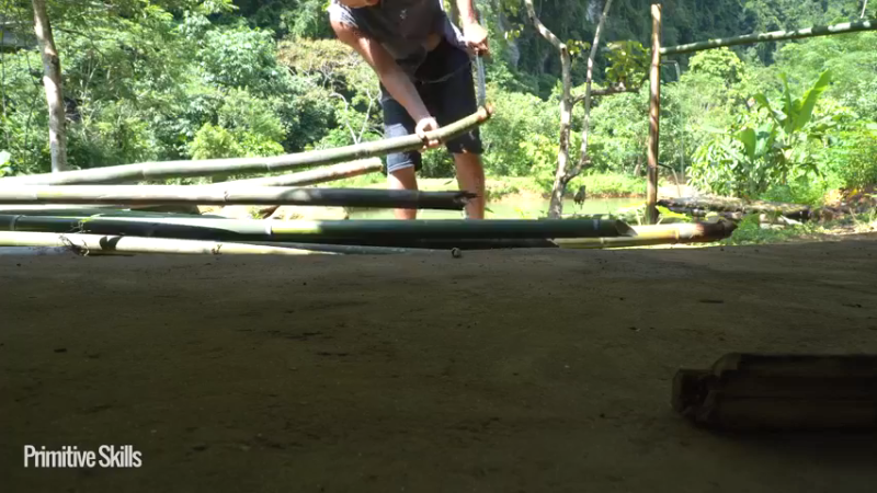 《隐居生活10生态竹筏9【如果你想净身隐居，你需要会的技能都在这里】