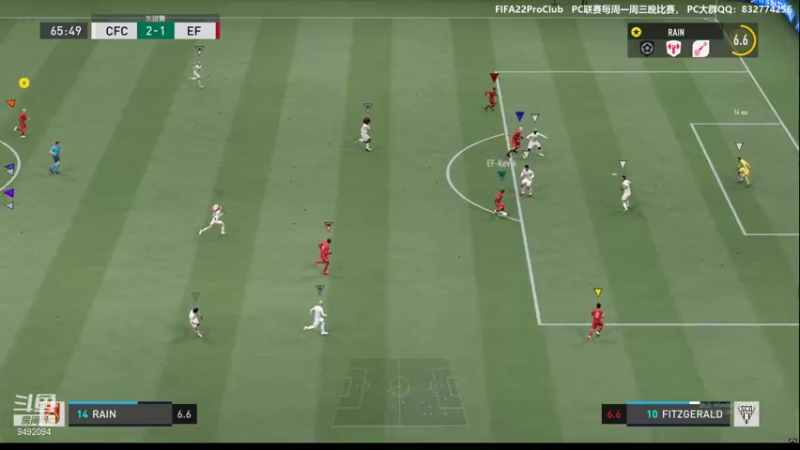 【2021-12-04 22点场】RainCFC：CFC俱乐部 FIFA Pro Club