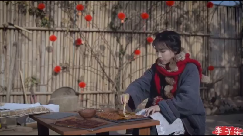 李子柒：制作猪肉脯