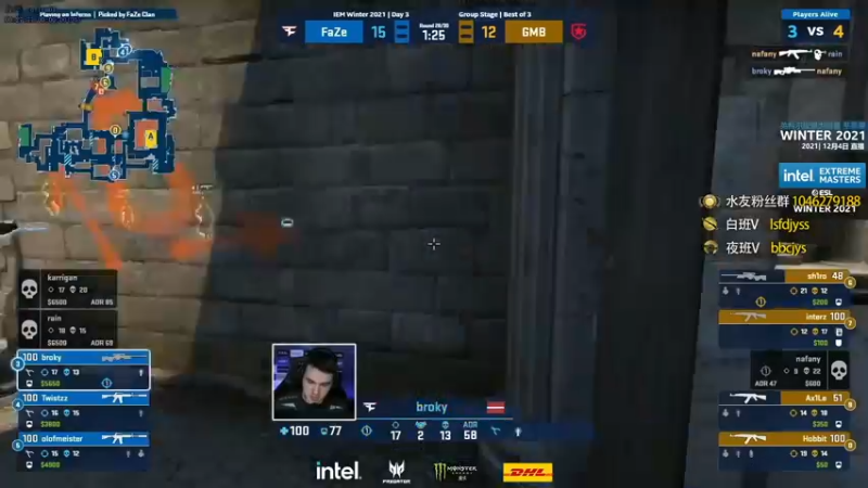 【2021-12-04 21点场】sakula吴润波：IEM GB VS FAZE