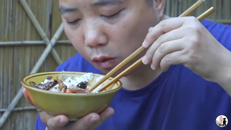 黄枞菌吃完，菌子炒肉丝超下饭