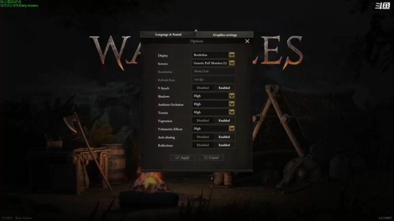 【2021-12-01 23点场】豆瓣上的那个螃蟹：新游戏：Wartales