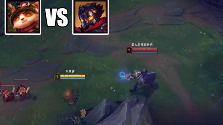 【恶霸提莫】提莫打任何法师一级能都能给打死或者打残，国服第一提莫