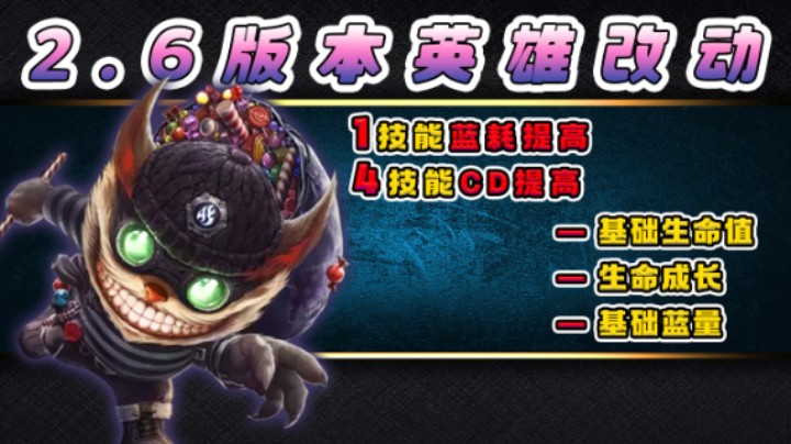 手游2.6版本英雄改动，下版本削弱=现版本上分指南，懂了嘛?