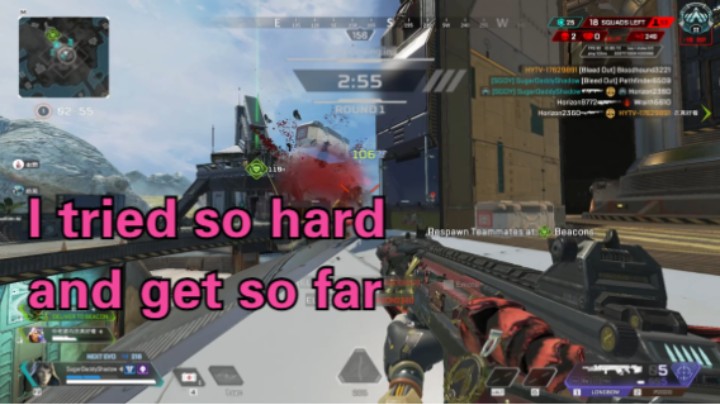 I tried so hard and get so far