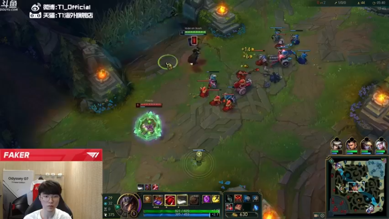 【2021-12-10 00点场】T1直播faker：T1 Faker