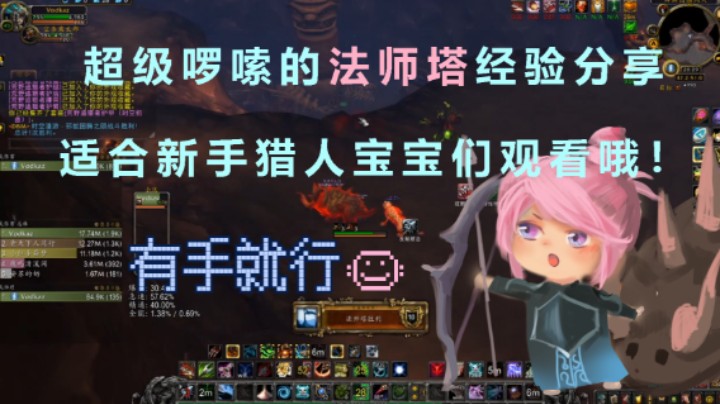 【废物姑娘】魔兽世界9.1 法师塔 兽王猎