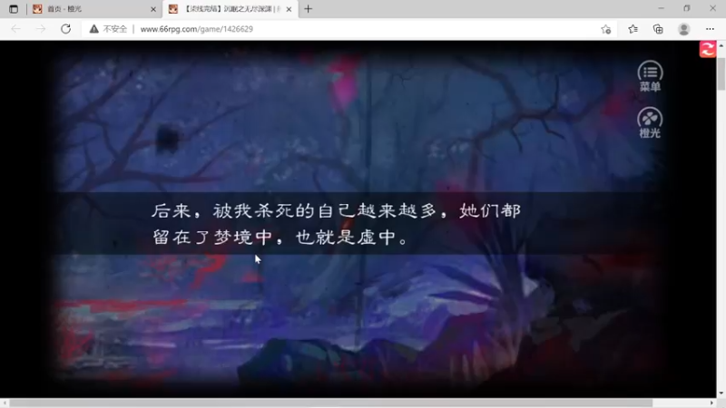 @RPG@文字游戏@-橙光-沉眠之-无尽深渊-湮灭线消失的人P13血色花海