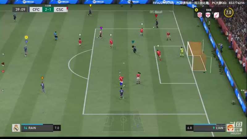 【2021-12-11 22点场】RainCFC：CFC俱乐部 FIFA Pro Club