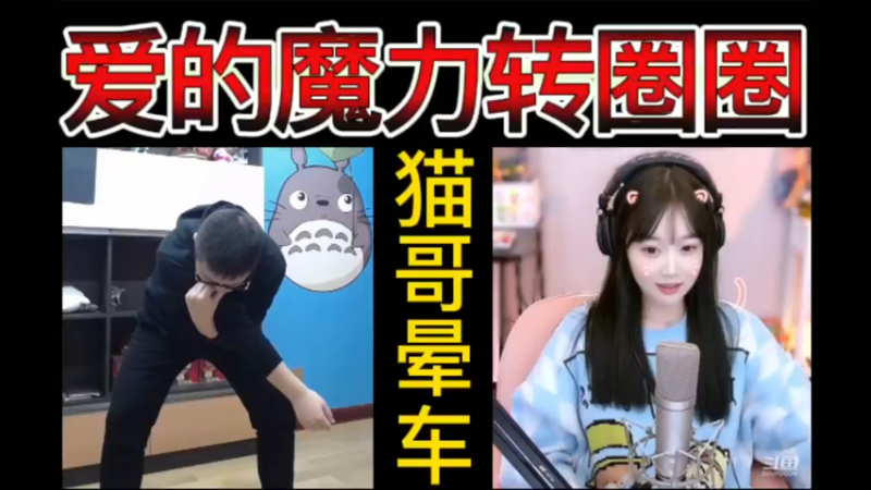 爱的魔力转圈圈，猫哥晕车了，小心点啊~