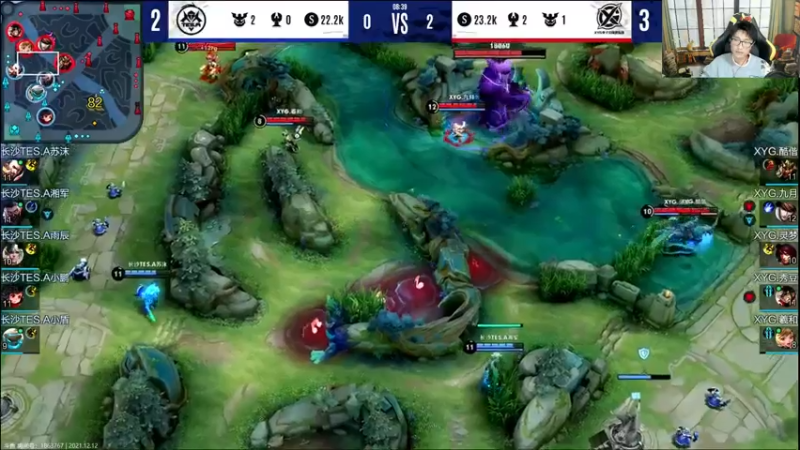 【2021-12-12 22点场】解说潇洒：季后赛：XYG  VS  长沙TES