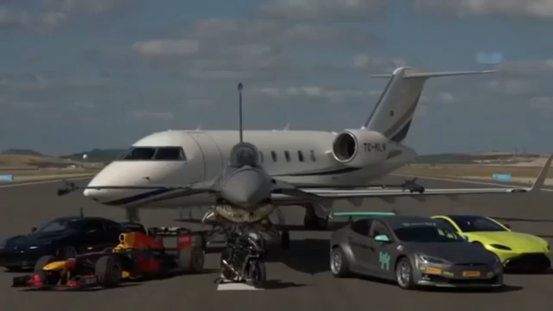 极限运动 H2R  Vs  F1 汽车 Vs  F16