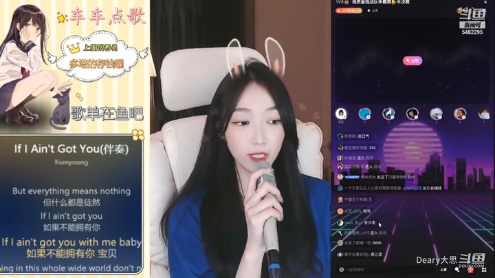 美女Deary大思深情翻唱英文情歌很好听