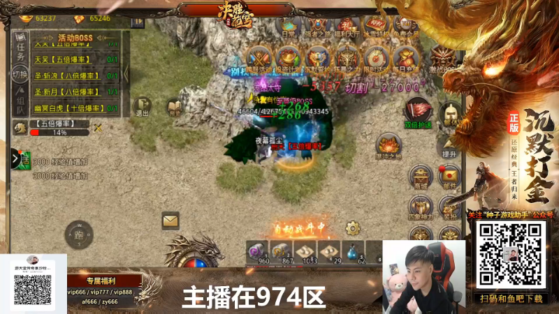 我在斗鱼看游天堂直播格斗游戏