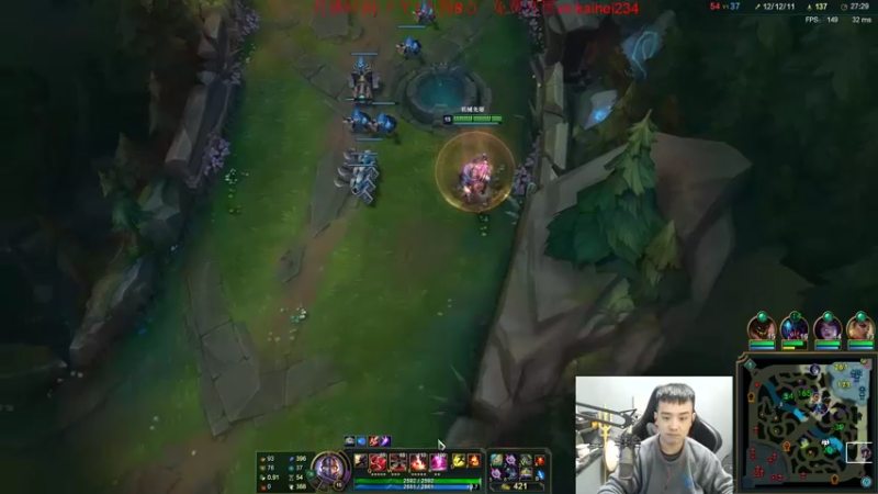 【2021-12-14 18点场】LOL丶摇摆：小韩服钻1局.