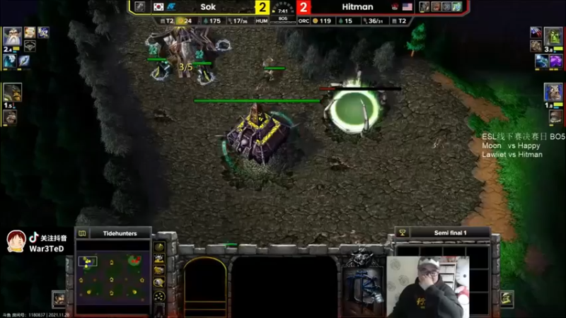 【War3TeD】Hok 2 vs 2 Hitman