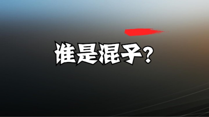 谁是混子？
