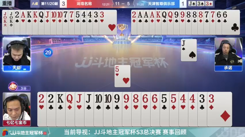 【2021-12-14 01点场】JJ斗地主官方：【重播】冠军杯总决赛D组