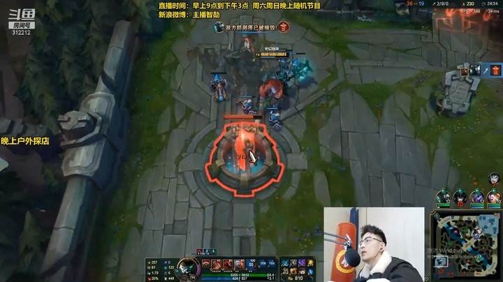 志勋玩塞恩推塔很猛，然后极限逃跑，盖伦好生气