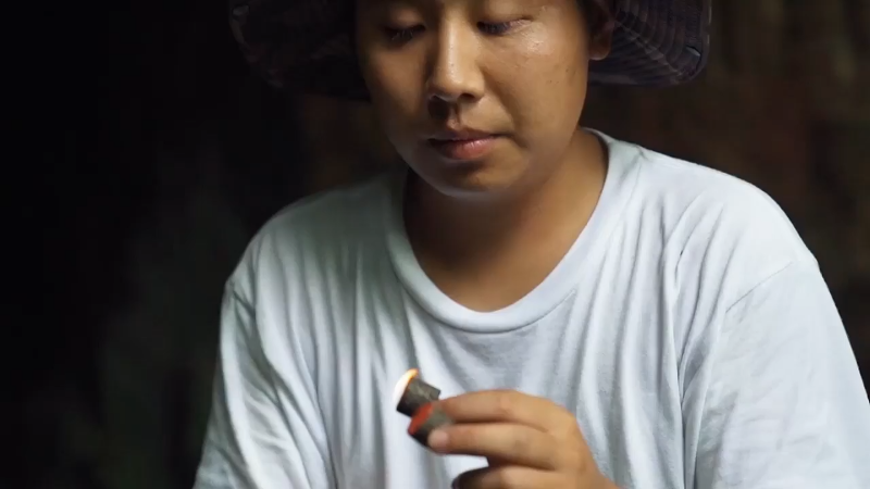 我在斗鱼看野食小哥直播美食