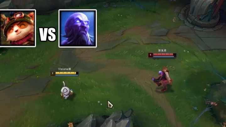 【恶霸提莫】开局10分钟把瑞兹折磨的换线，20分钟时永恩受不了折磨挂机了