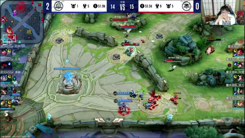 【2021-12-16 20点场】解说潇洒：胜者组：eStar  VS  狼队！！