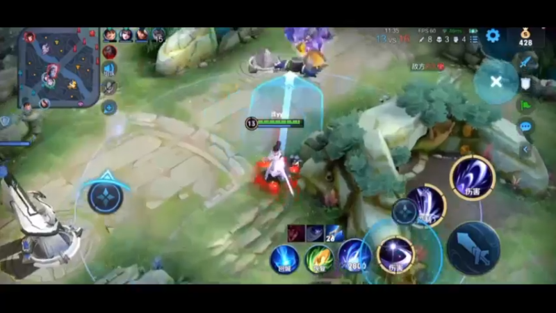 国服露娜天秀一打五