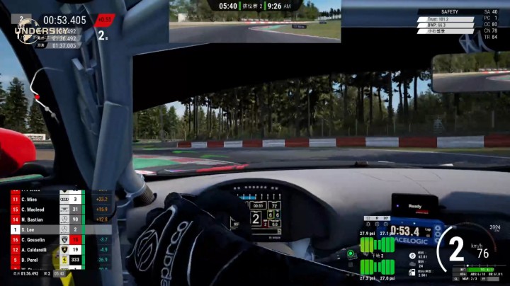 游戏《神力科莎》比利时站梅赛德斯奔驰GT3录像