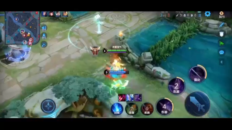 教你们玩马超疾跑一开戳一下，戳一下，啪，对面没了