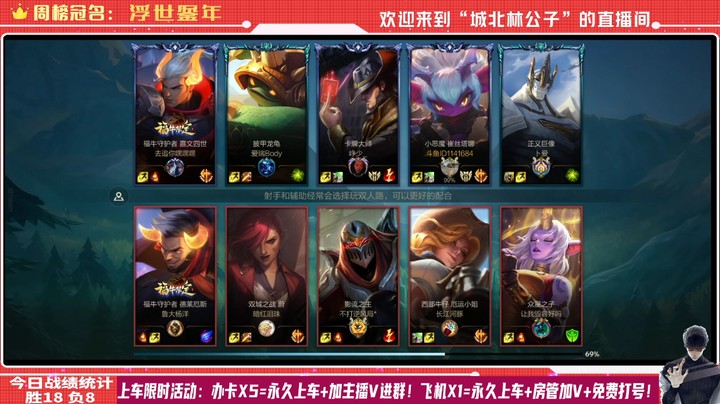 【LOL手游】国服职业小炮绝活哥（城北林公子）的上分攻略（0093）