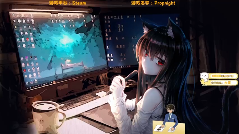 【2021-12-18 20点场】浪子零i：【浪子零】1V4国风恐怖游戏