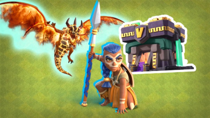 部落冲突：超级飞龙爆本！英雄收尾