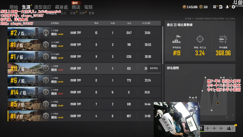【吃鸡游戏】轻语丶619的精彩时刻 20211221 00点场