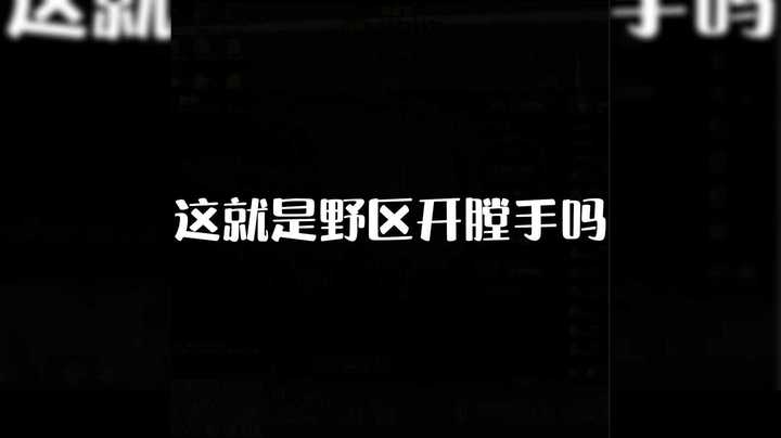 这就是野区开膛手嘛