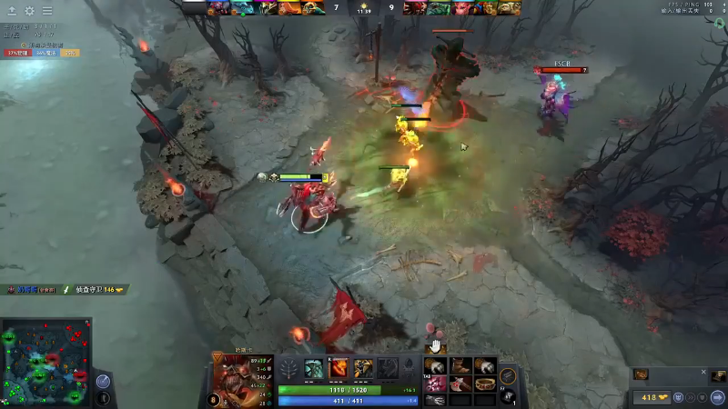 我在斗鱼看龚建ZSMJ直播DOTA2