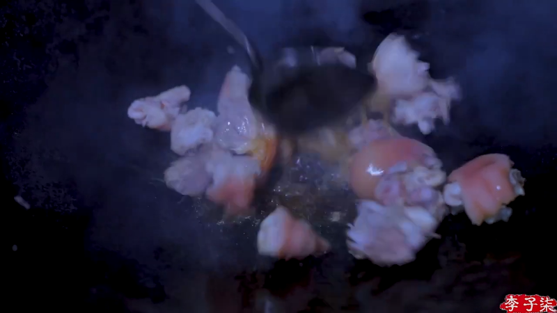 我在斗鱼看李子柒liziqi直播美食
