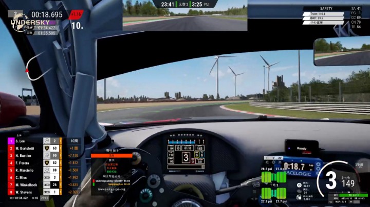 《神力科莎》比利时站第二场比赛录像梅奔GT3