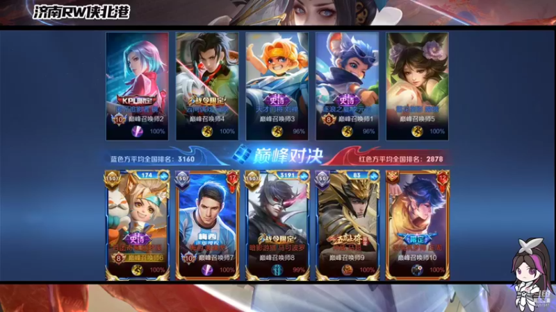 【2021-12-21 22点场】济南RW侠北港：巅峰赛2523冲第一