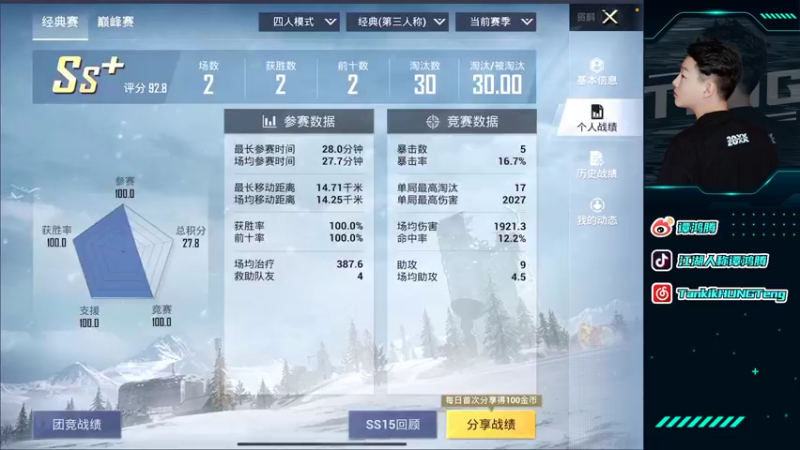 【2021-12-25 21点场】六神弟弟Tht：翻皮水了⭐随意杀杀