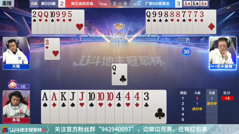 【2021-12-31 22点场】JJ斗地主官方：【重播】冠军杯总决赛