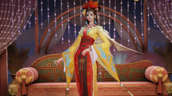 甄姬女儿国国王皮肤还不错！