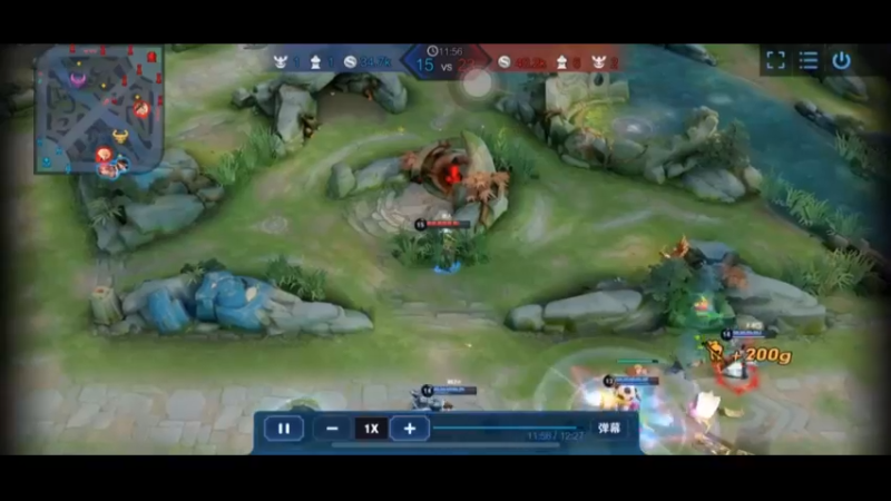 无敌李信细节蹲草豪取五杀