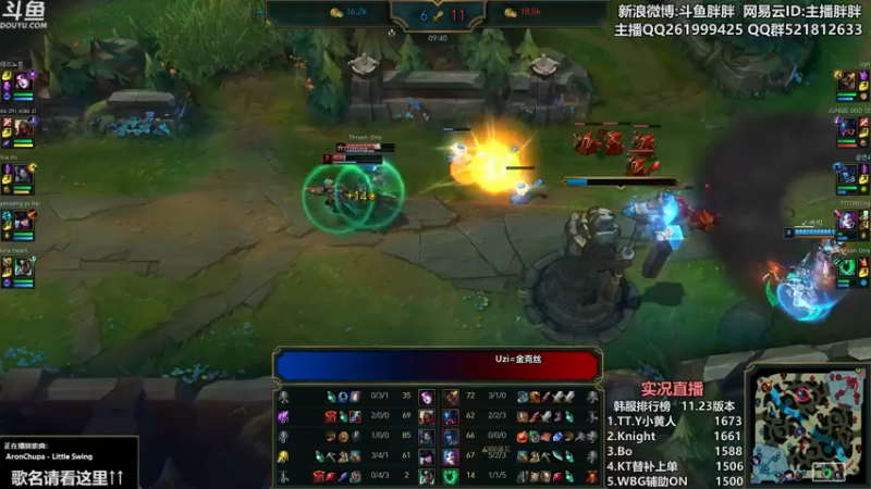 【2022-01-02 01点场】胖胖灬：胖胖OB:左手韩服第一\乌兹\水\bin